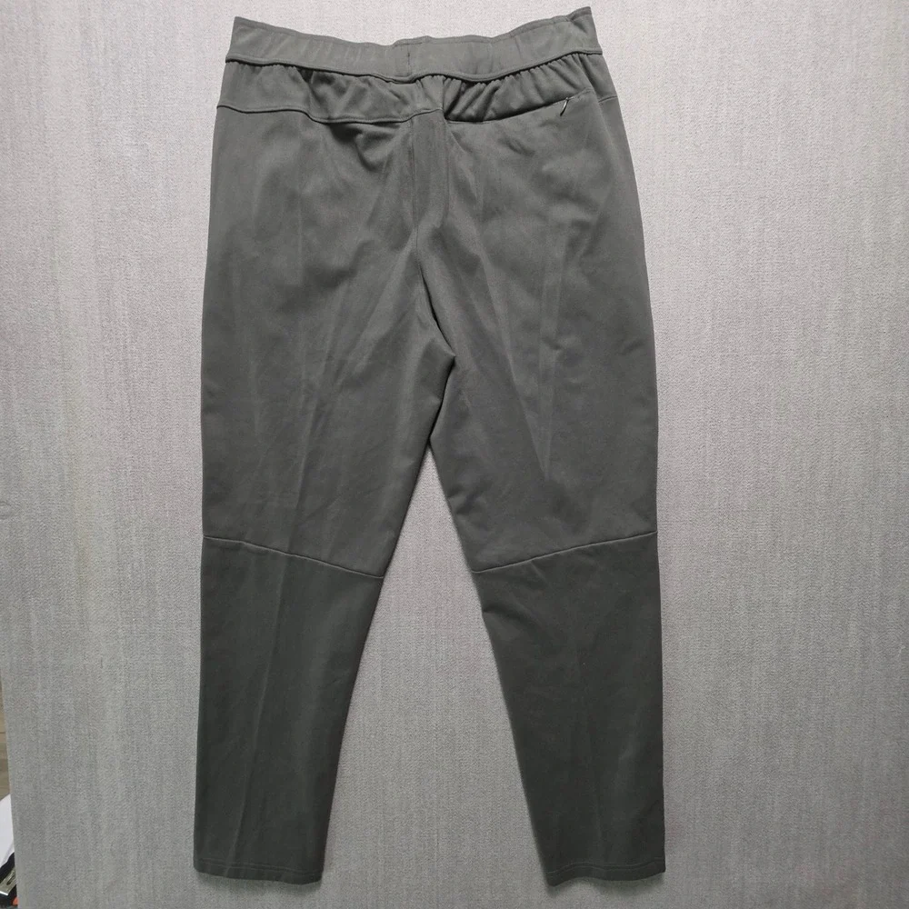 Balance Collection Jogger Pants Mens L Olive Green Athletic Zipper Pockets